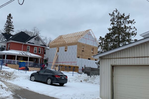 cutom framing job for a large house - J.R. Construction LTD - midland on