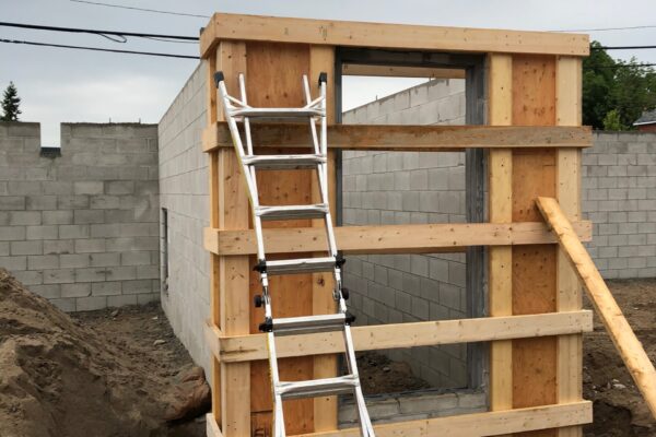 wooden and brick framing - J.R. Construction LTD - midland on